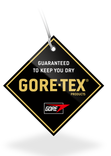 GORE-TEX Guaranteed to keep you dry